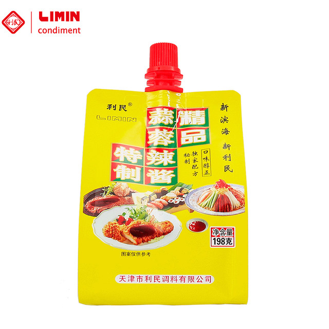 Limin 198g premium special Tianjin garlic chili sauce