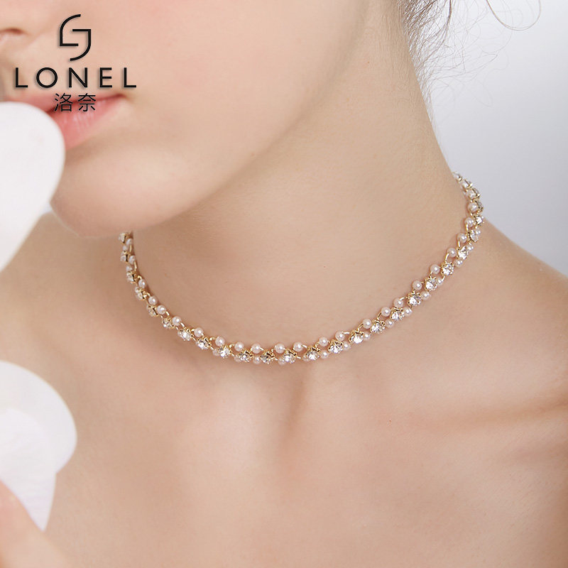 春夏小众设计高级感仿珍珠毛衣链 lonel洛奈项链
