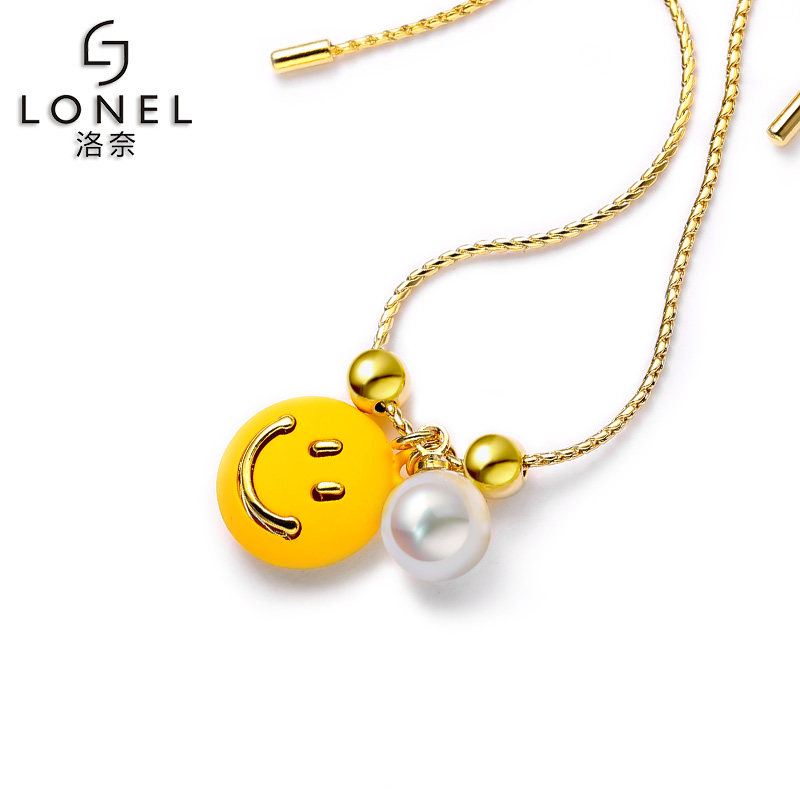 微笑脸型ins小众设计女学生手链 lonel洛奈手链