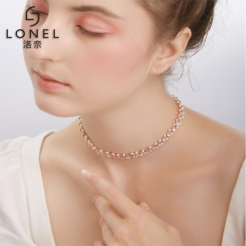 春夏小众设计高级感仿珍珠毛衣链 lonel洛奈项链