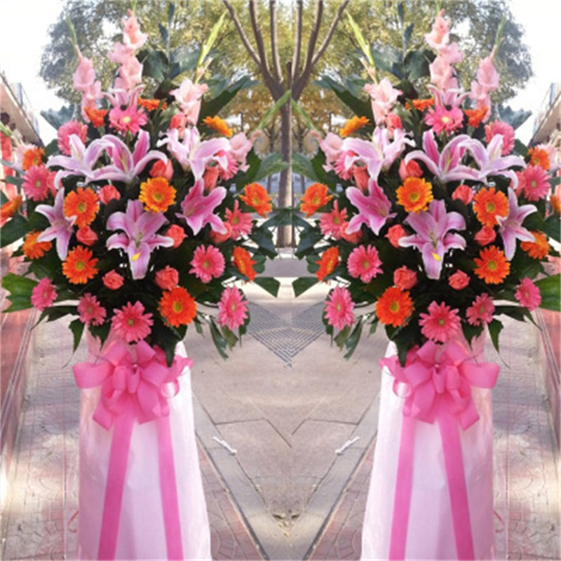 新店开张开业花篮天津市北辰区果园新村集贤里街同城速递鲜花庆典,淘宝优惠券,粉丝福利购,淘宝优惠卷