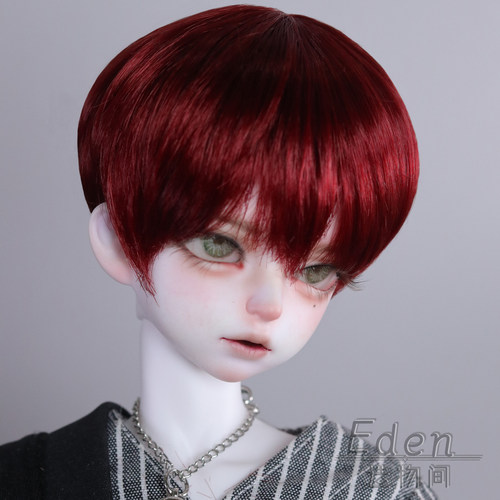 Eden造物间 高温软丝 叔3分4分6分 BJD SD男娃假发 假毛短头 现货 - 图1