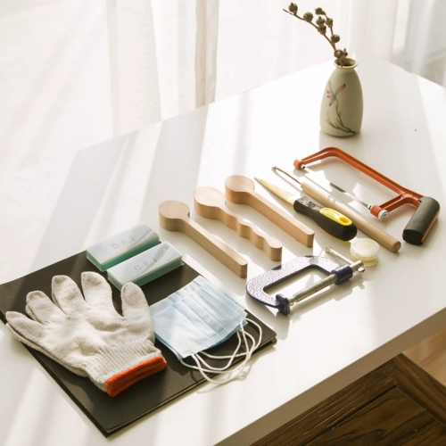 Набор инструментов, столярные изделия, ложка, креативные палочки для еды ручной работы, «сделай сам»