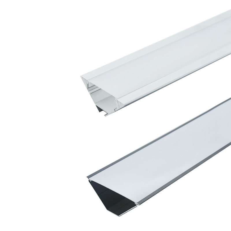 三角V型45度直角顶角线LED铝合金灯槽阴角窗帘盒斜发光铝槽线形灯,淘宝优惠券,粉丝福利购,淘宝优惠卷