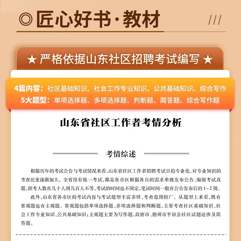 中公2024年山东省社区工作者考试教材书社工招聘一本通历年真题库模拟试卷刷题资料网格员专职公共基础知识初级中级济南市潍坊滕州-图2