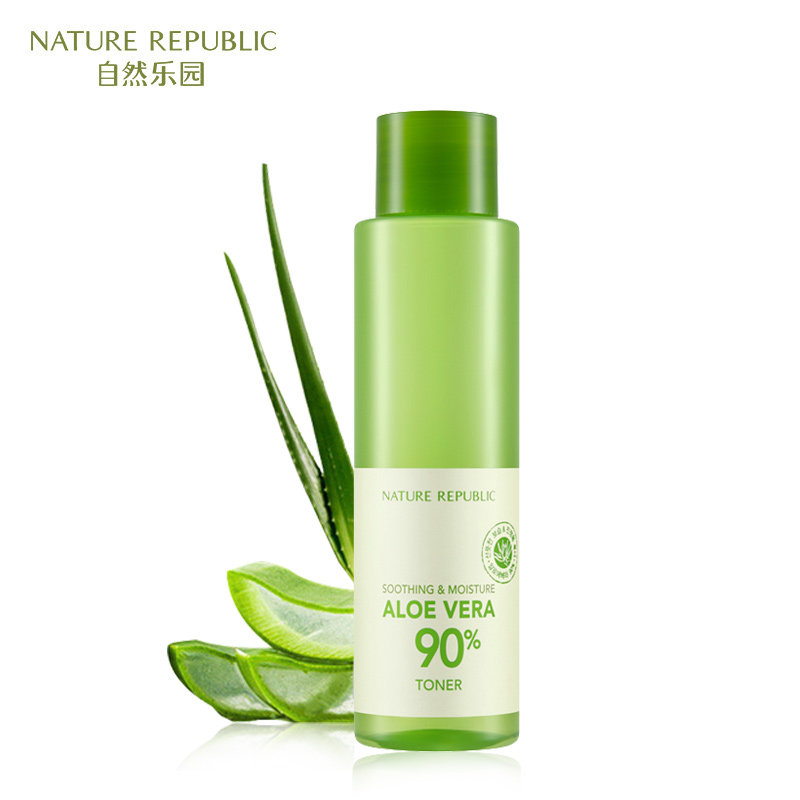 自然乐园共和国芦荟补水舒缓爽肤水 naturerepublic海外化妆水/爽肤水