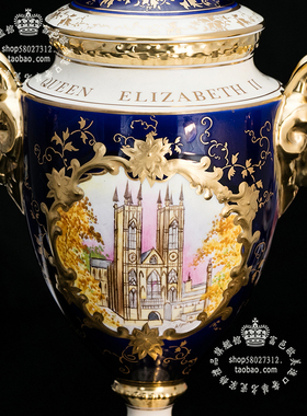 wedgwood英国教堂手绘宝瓶