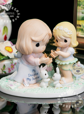 水滴娃娃2008母女情深生日瓷偶