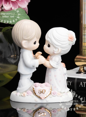 美国手绘礼品婚房摆件水滴娃娃