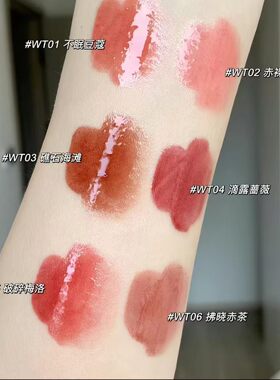 INSBAHA原色波塔波浪微光唇霜唇釉口红不眠豆蔻 酒渍清莓显白