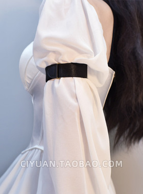 赛博朋克复古帆布手带臂环女护臂