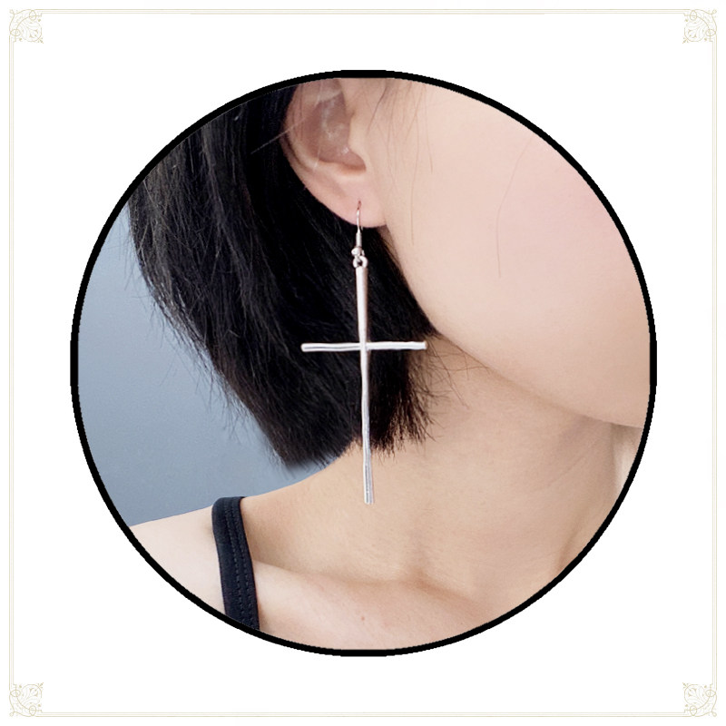 黑洛丽塔lolita少女亚比十字架耳钉朋克哥特蒸汽配饰耳饰耳坠酷,淘宝优惠券,粉丝福利购,淘宝优惠卷