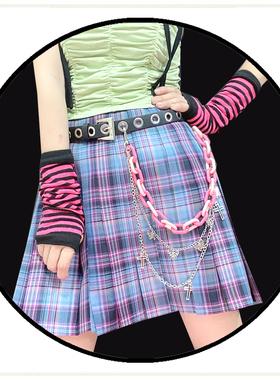 洛丽塔lolita蹦迪jk哥特腰链腰带