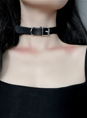 原宿暗黑洛丽塔摇滚choker项圈