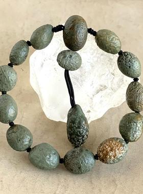 天然阿拉善玛瑙原石手链