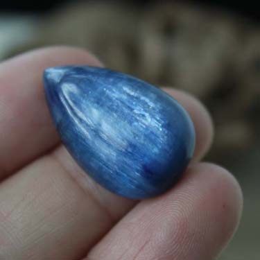 千蕊天然蓝晶石裸石挂件实物项坠 千蕊饰品项坠/吊坠