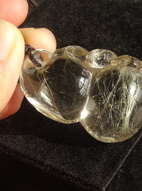 千蕊多款清透闪亮实物配链金发晶