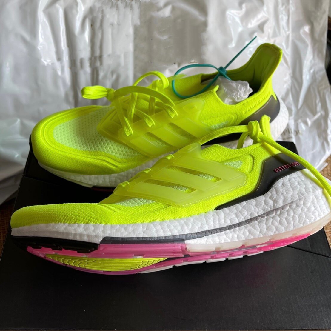 adidas阿迪达斯男女鞋ultraboost ub21减震运动休闲跑步鞋fy0373
