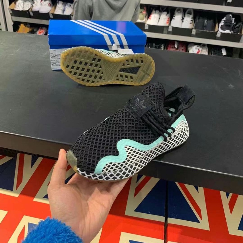 Adidas/阿迪达斯三叶草 Deerupt女子休闲轻便训练跑步鞋 CG6086-图0