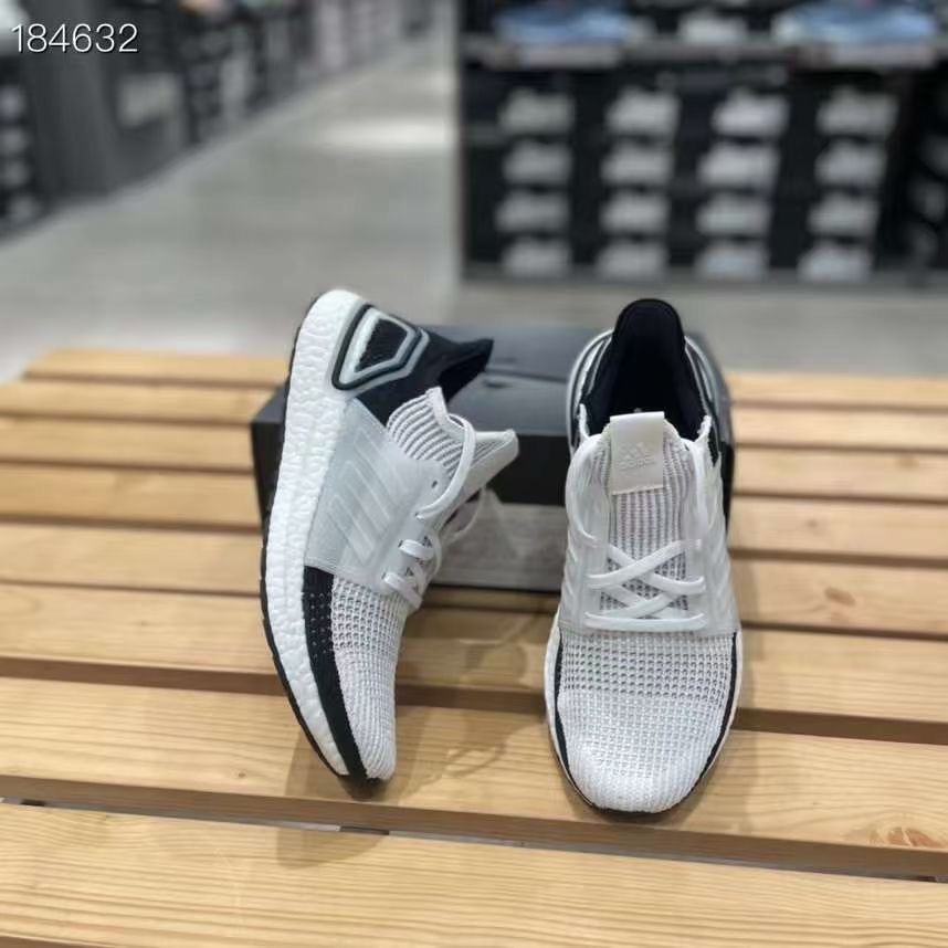 Adidas阿迪达斯 UltraBOOST UB19 夏季男女爆米花跑步鞋B37707 - 图0