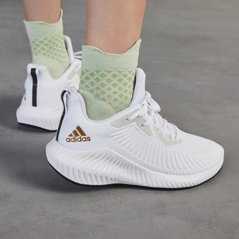 adidas阿迪达斯alphabounce 3 w女运动休闲舒适网面跑步鞋EG1386-图0