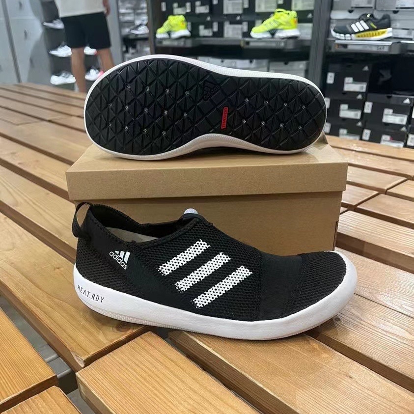 阿迪达斯Adidas 男鞋懒人一脚蹬涉水鞋户外透气休闲溯溪鞋 GY6120 - 图1