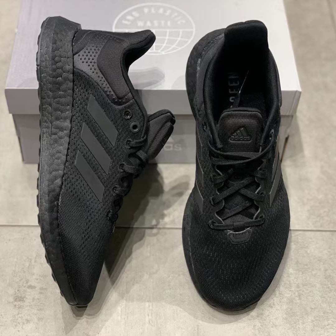 Adidas阿迪达斯 Pure Boost 男女爆米花运动缓震跑步鞋GY5095 - 图1