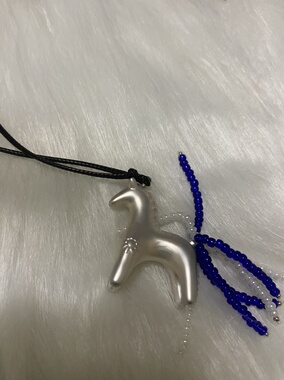 秋冬小马复古小众设计感项链女简约百搭个性气质毛衣链