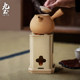 Handmade retro teapot with filter and side handle