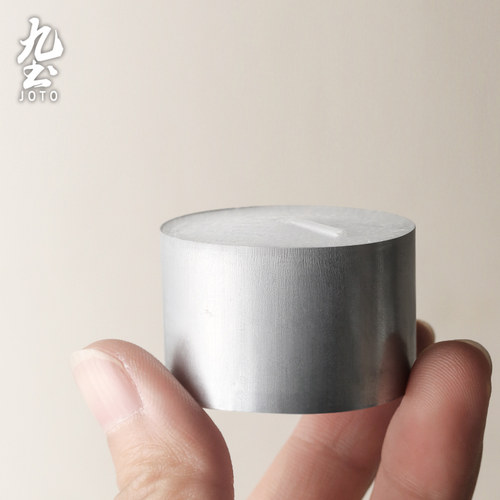 创意现代象牙白色蜡烛家用无烟茶烛照明浪漫生日西餐厅装饰日用品 - 图2