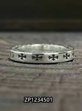 情侣925纯银香港3mm限定戒指