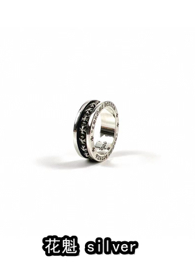 花魁925纯银十字minipius戒指