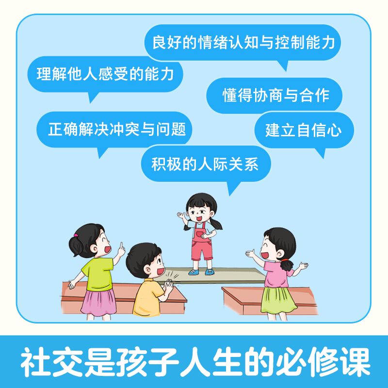 赢在社交赢在自律漫画书 5-12岁孩子家庭教育学智慧解决孩子厌学礼仪正版学家养起点礼仪规矩漫画孩子小学生教养送给孩子的书籍 - 图1