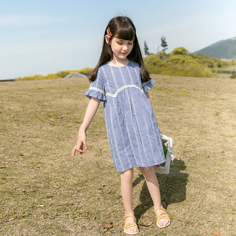 2020新款夏装洋气儿童装夏天连衣裙 尼尔斯嘉连衣裙