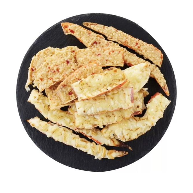 盒马工坊 蒜蓉帝皇蟹黑松露芝士帝皇蟹避风塘炒帝王蟹块500g