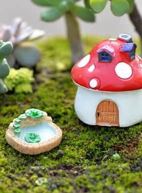 苔藓微景观简约现代风树脂工艺品