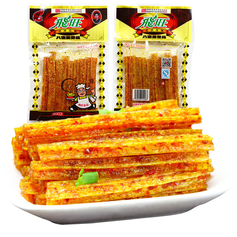 湖南飞旺八宝里青丝22g*15包辣条 香炜灵食品豆腐干