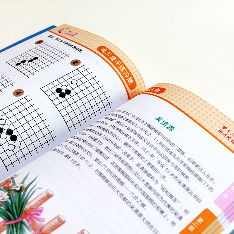 聂卫平围棋教程 从入门到15级+从15级到10级+从10级到5级+从5级到1段+从1段到2段+从2段到3段 儿童中小学生围棋入门书籍 - 图1