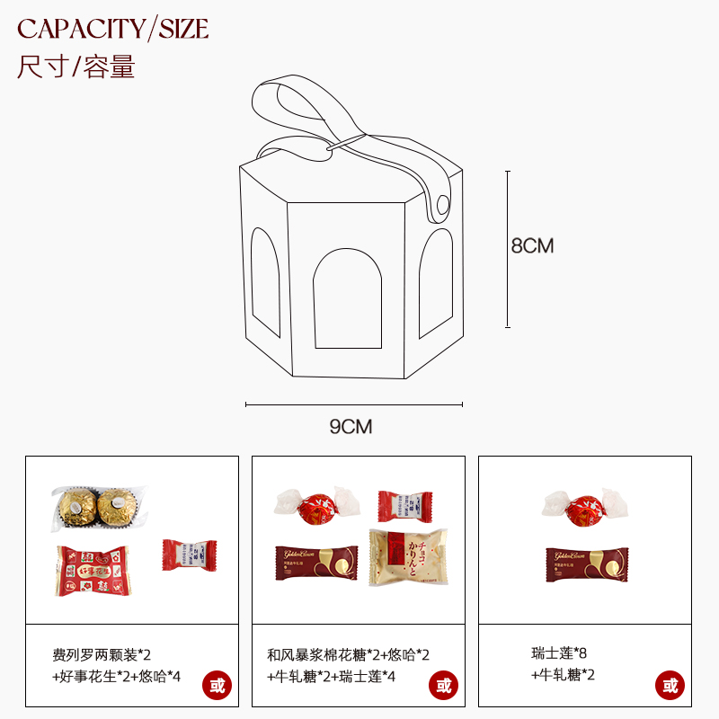 宝宝生日喜糖盒高级感喜糖盒子空盒婚礼专用网红欧式新款个性礼盒-图1