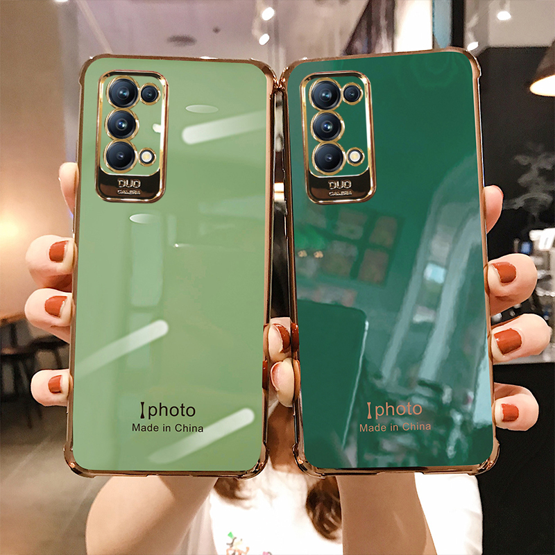 适用opporeno5手机壳女款潮牌reno5pro保护套全包镜头防摔四角气囊reno5硅胶软壳个性男网红高档转音ins情侣-图0