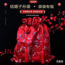 Early birth Guizi cloth bag red wedding red cloth bag for wedding with children and grandchildren Casket Bags Happy to collect Bags Women