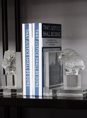 欧式风水晶书桌别墅摆件软装饰品