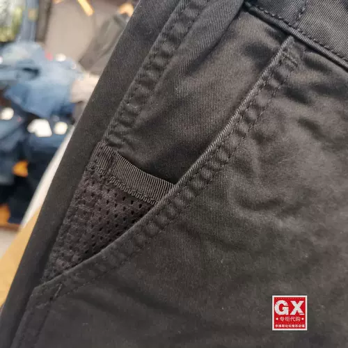 GX продуцировал Levis Levis 80751-0003 мужской черный карманный катание на светоотражающих повседневных штанах