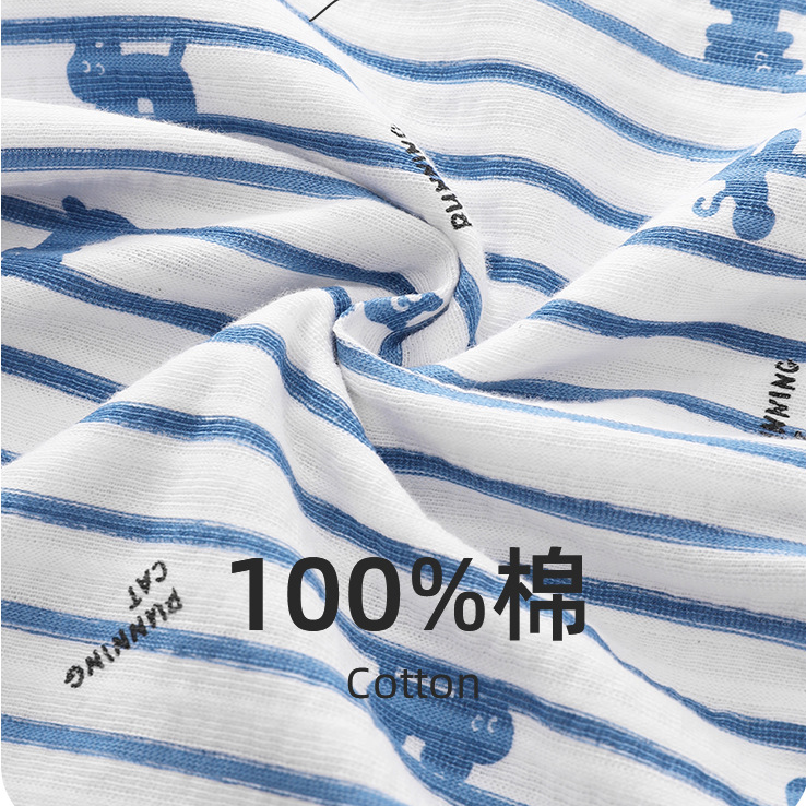 儿童内裤男童女童纯棉宽松居家阿罗裤100%棉睡裤裤头卡通不夹屁屁-图1