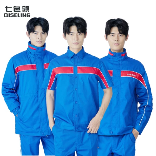 七色领 Осенний антистатический лонгслив для работы, нарукавники, комплект