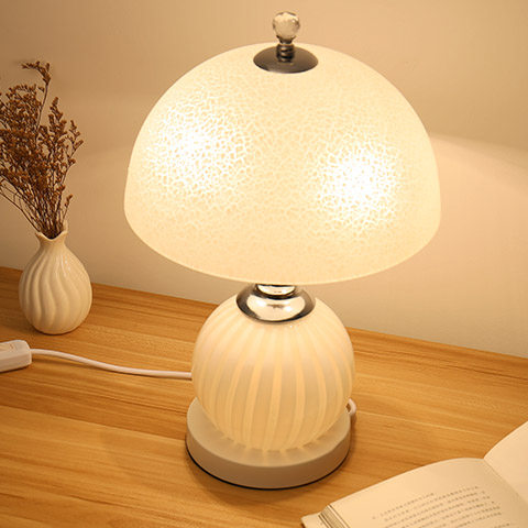 高端主卧室床头台灯高级感床头灯高颜值小台灯床头柜蘑菇灯简约风