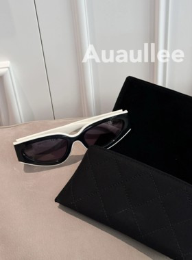 买不到比我好的！品质新款黑白熊猫拼色太阳镜墨镜女显脸小