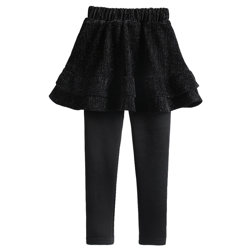 红色过年裤子拜年服女童打底裤儿童女宝宝加绒加厚假两件裙裤冬款,淘宝优惠券,粉丝福利购,淘宝优惠卷