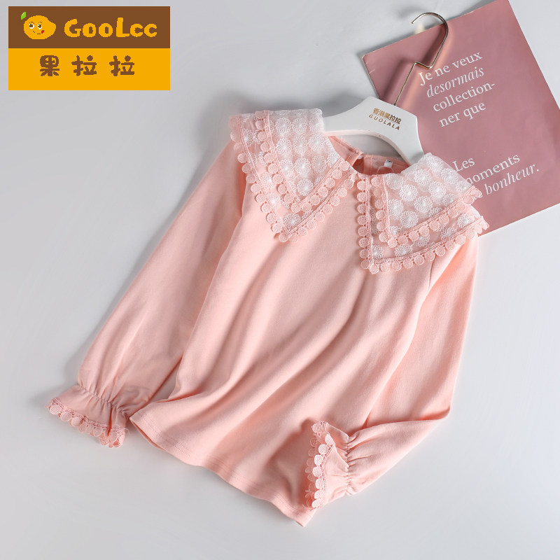 女童秋季衣服娃娃领打底衫加绒加厚春秋款纯棉内搭长袖t恤上衣冬,淘宝优惠券,粉丝福利购,淘宝优惠卷