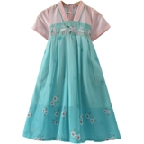 Летнее ханьфу, платье для принцессы, детская шифоновая юбка, коллекция 2021, в западном стиле, китайский стиль